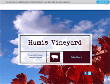Tablet Screenshot of humisvineyard.com